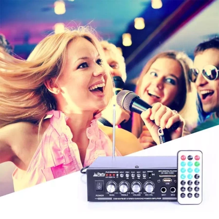 Wzmacniacz karaoke 2x 25W Party Light&Sound PLS1250USB-RC