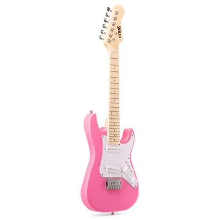 Zestaw Gitara Elektryczna GigKit Junior różowa 1/4+ wzmacniacz akcesoria