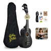 Zestaw: Ukulele sopranowe 21" HRF21 czarne+ akcesoria Golden Guitar
