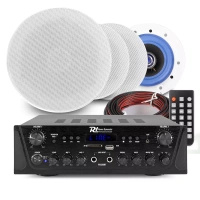 2 strefowy system multi room 4 x 6.5" ESCS6 z wzmacniaczem bluetooth