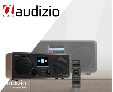Radio internetowe Foza WiFi Stereo z DAB+ brązowe Audizio