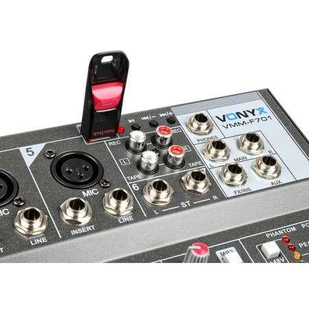 Mikser 7- kanałowy VMM-F701 Vonyx