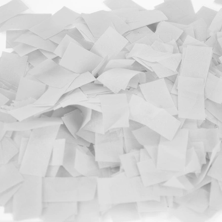 Tuba - wyrzutnia konfetti 20 cm - kolor biały