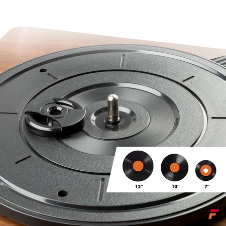 Gramofon RP161 Fenton HQ BT brązowy