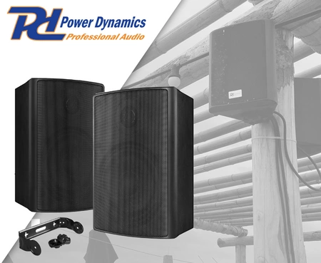 Zestaw kolumn zewnętrznych BGO50 5.25" 120W czarny PD