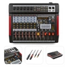 Mikser sceniczny 8-kanałowy DSP MP3  PDM-T804 Power Dynamics+ Kabel 2x XLR żeński-2x RCA męski 3.0m