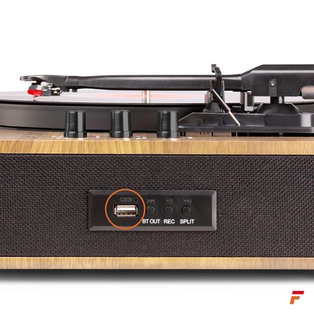 Gramofon RP162LW Fenton HQ BT jasne drewno