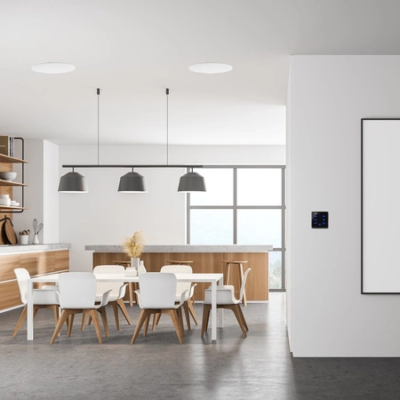 Wzmacniacz audio Powerline A50B do montażu ściennego BT czarny