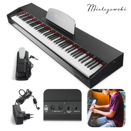 Pianino cyfrowe 88 klawiszy Aria I Mielczewski