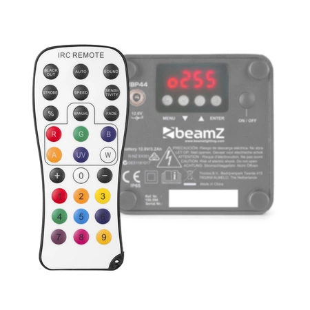 Oświetlacz akumulatorowy BeamZ BBP44 Mini Uplight do użytku na zewnątrz 4x4W 4in1