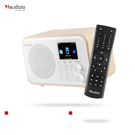 Radio internetowe Vicenza WIFI DAB+ FM akumulator białe