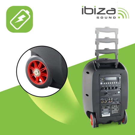 Kolumna mobilna Ibiza PORT8UHF-MKII-TWS