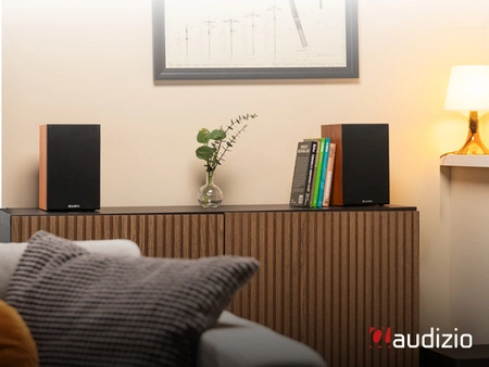 Aktywny zestaw kolumn KS01B 120W BT brązowy Audizio