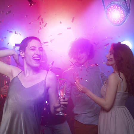 Reflektor PAR LED DMX Firefog LUMITEC 180 18x RGBWAU LED 6-w-1