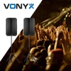 Zestaw kolumn aktywnych Vonyx VD715A z Bluetooth i bezprzewodowym parowaniem stereo - Bi-amp - 15 cali - 1800W+ statywy