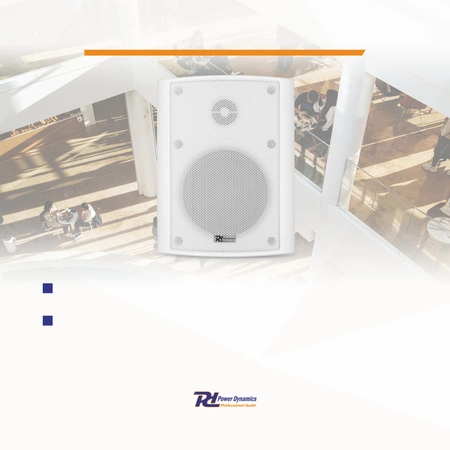 Zestaw 2 kolumn instalacyjnych 100V 5,25" 120W BC50V PD