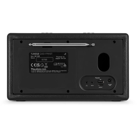 Radio retro DAB FM BT Tune60 Audizio czarne