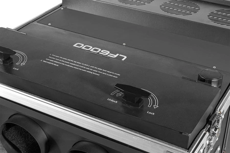 Zestaw: Wytwornica dymu ciężkiego DMX LF6000+ płyn do dymu niskiego 5L Beamz