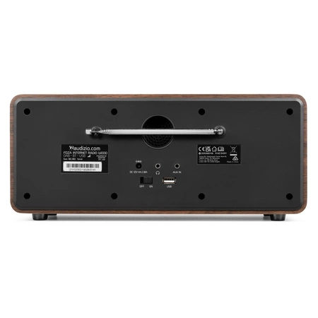 Radio internetowe Foza WiFi Stereo z DAB+ brązowe Audizio