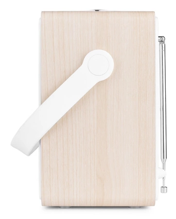 Przenośne radio DAB+ Modena z akumulatorem 2000 mAh BT5.0 jasne drewno