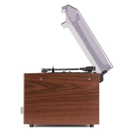 Gramofon retro Frisco Audizio z radiem DAB brązowy