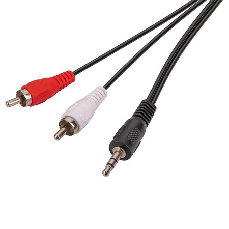 Kabel Audio Jack 3,5mm Stereo - 2xRCA 1.5m
