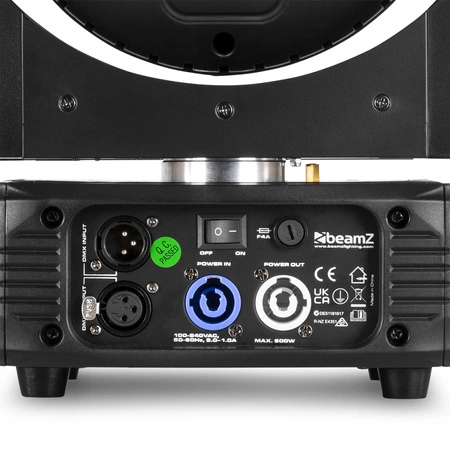 Zestaw 2x Głowa ruchoma Fuze2812 RGBWA-UV zoom DMX Beamz + Case