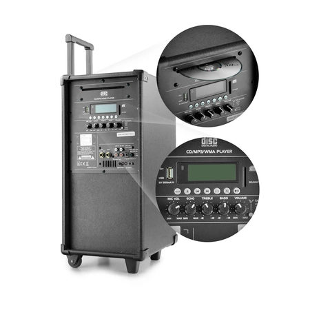 Kolumna mobilna Ibiza PORT8MINI CD MP3 Player