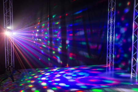 Zestaw oświetleniowy PAR UV STROBE JELLY MOON MAX PARTYBAR10