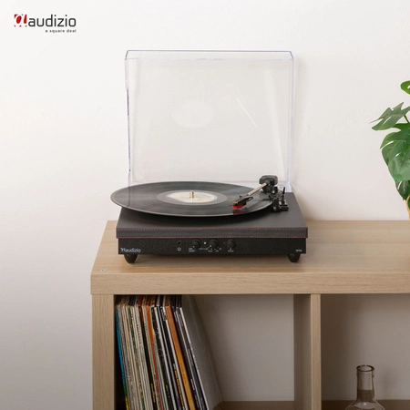 Gramofon RP113B z wejściem/wyjściem BT czarny Audizio