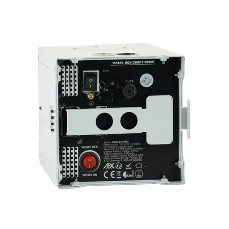 4x Oświetlacz bateryjny PARLED-W15WH LED RGBAW 60W AFX Lihgt+ 4x osłona przeciwdeszczowa gratis