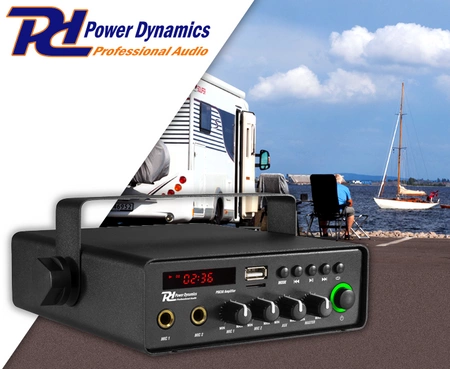 Wzmacniacz mobilny PDC30 30W 12V/220V Power Dynamics