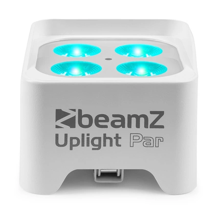 Zestaw: 4x Oświetlacz bateryjny BBP90W Par 4x 4W RGB-UV LED Beamz+ dedykowane case