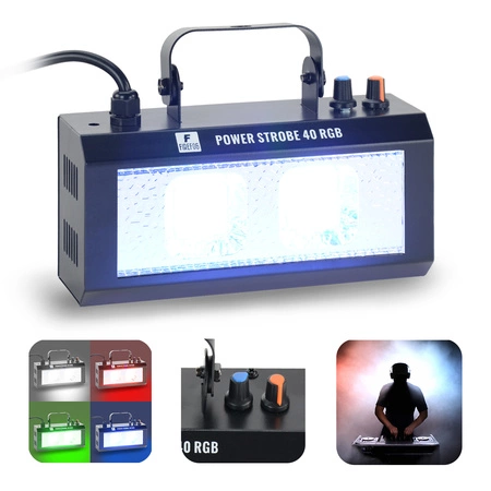 Stroboskop LED POWER STROBE 40 RGB Firefog
