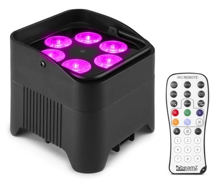 Zestaw 4 oświetlaczy bateryjnych BBP96S LED 6x12W z bezprzewodowym DMX + dedykowany soft case