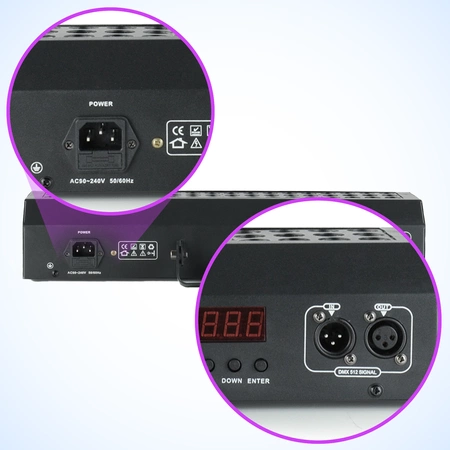 Belka reflektor UV LED BAR 54x 3W Firefog