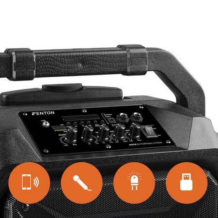 Głośnik bluetooth 8'' MOVE80 LED BT bateria Fenton