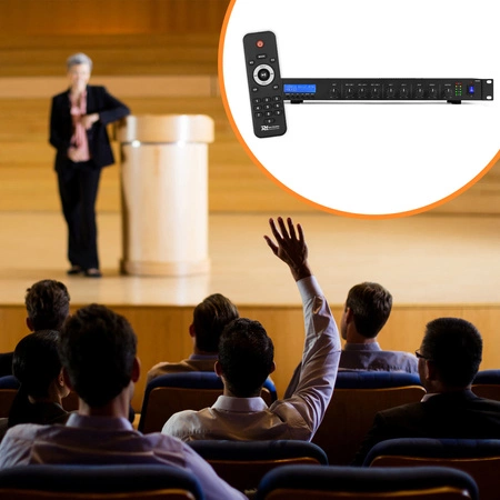 Odtwarzacz multimedialny Power Dynamics PDC90 ze wzmacniaczem DAB+/USB/MP3/BT