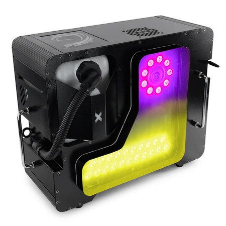 Zestaw: Wytwornica dymu pionowego i poziomego ARES 3000LED Firefog+ płyn 5l