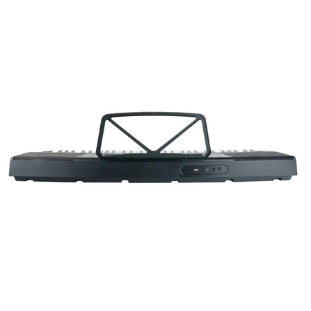 Zestaw: Keyboard 61 klawiszy bateryjno-sieciowy+ podwójny statyw pod keyboard