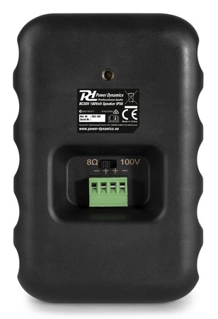 Kolumny instalacyjne 100V 3" 60W IPX5 PD BC30V czarne Power Dynamics