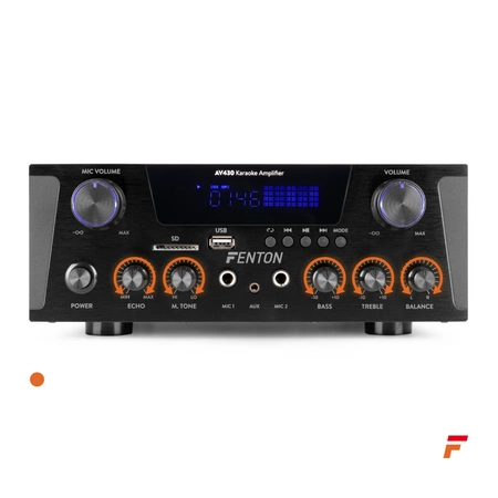 Wzmacniacz karaoke 2x 300W AV430B Fenton