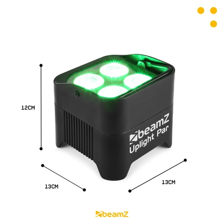 Zestaw: 8x Oświetlacz Bateryjny LED RGBWA-UV+ case z systemem ładowania