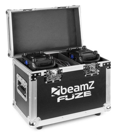 Zestaw: 2x Głowa ruchoma Fuze712 z efektem LED SMD Beamz+ Case