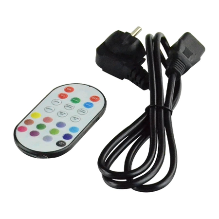 Zestaw: Wytwornica dymu z efektem LED i Jelly Ball SATURN+ płyn do dymu 1l