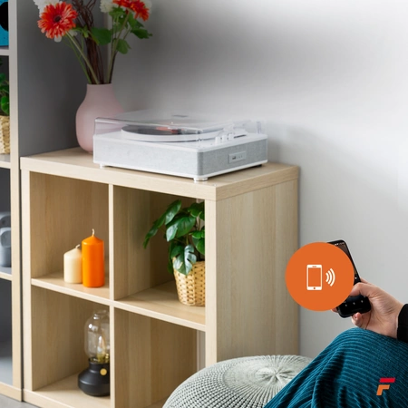 Gramofon RP162W Fenton HQ BT biały