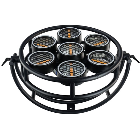 Zestaw: Reflektor retro R7 LED RGB COB + case transportowe