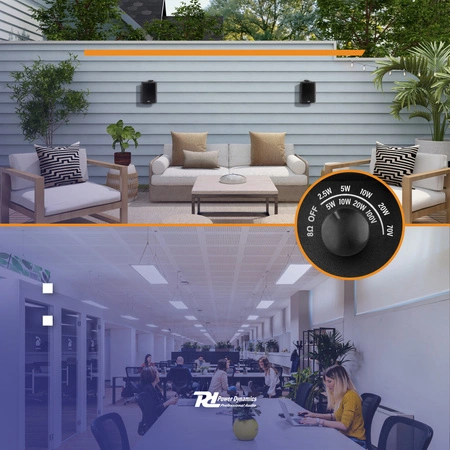 Zestaw kolumn instalacyjnych 4" 100W BC40V czarny PD