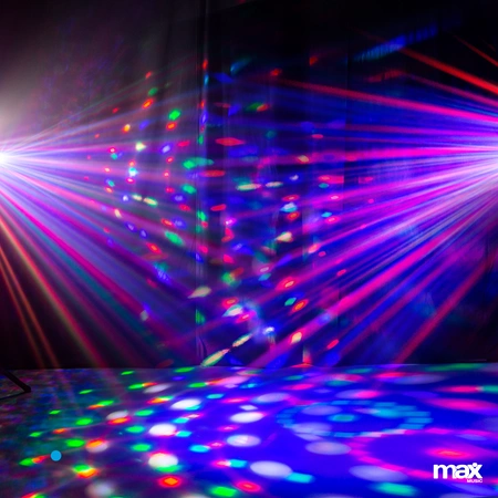 Zestaw oświetleniowy PAR UV STROBE JELLY MOON MAX PARTYBAR10