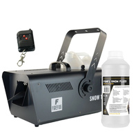 Zestaw: Wytwornica śniegu 1500W Snow1500 DMX pilot Firefog + płyn 5L